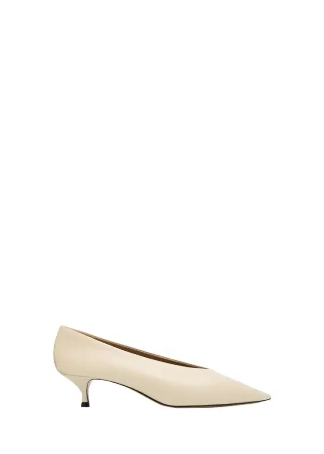 Le Monde Beryl 50mm Babouche Leather Kitten-Heel Pumps