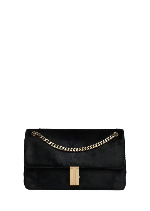 Tom Ford Mia Calf Hair Chain Shoulder Bag
