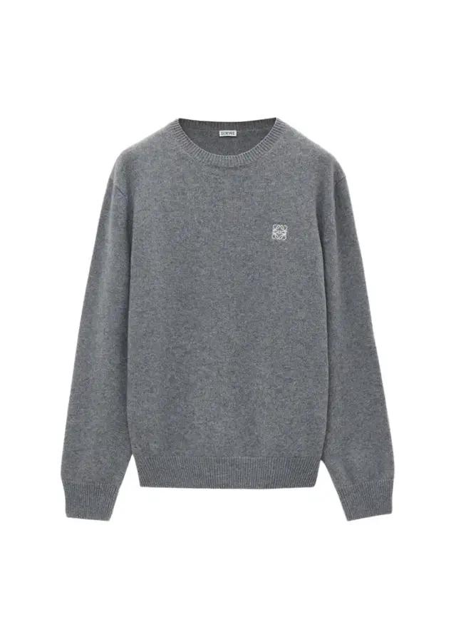 Men's Wool Mini-Anagram Crewneck Sweater