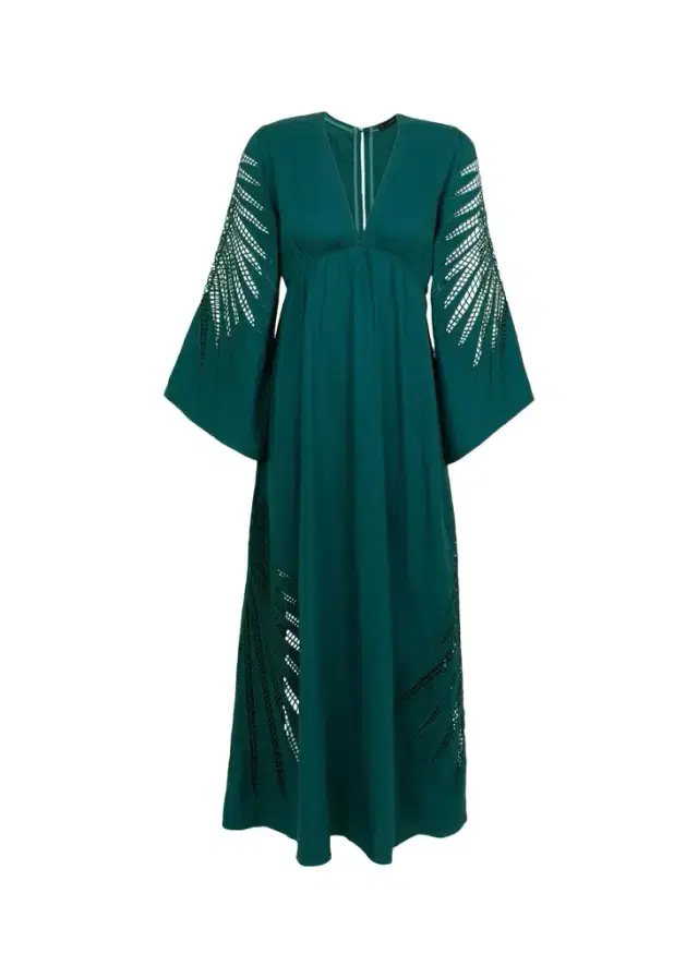 Vix Dema Eyelet Maxi Dress