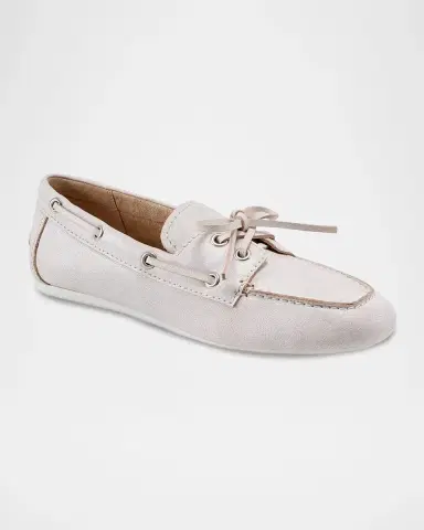 Marc Fisher LTD Uleena Suede Moccasin Boat Loafers | Thumbnail 2