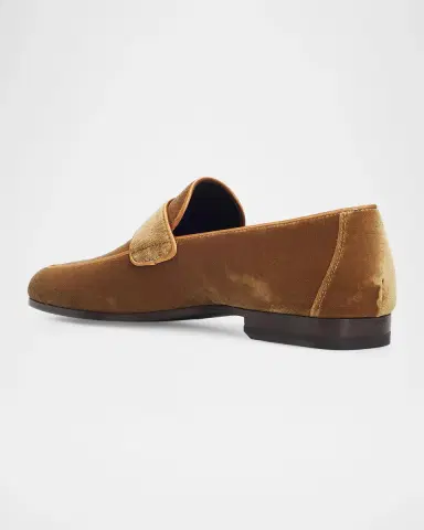 Magnanni Men's Jasper II Velvet Loafers | Thumbnail 2
