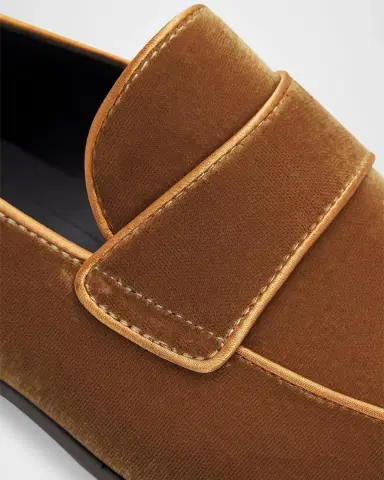 Magnanni Men's Jasper II Velvet Loafers | Thumbnail 3