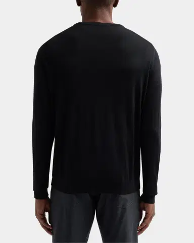 Kiton Men's Crewneck Wool Sweater | Thumbnail 3