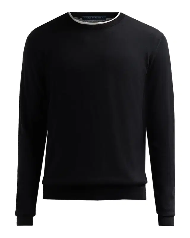 Kiton Men's Crewneck Wool Sweater