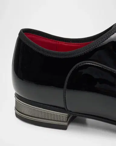 Christian Louboutin Men's Greggo Galvin Patent Leather Oxford Shoes | Thumbnail 5