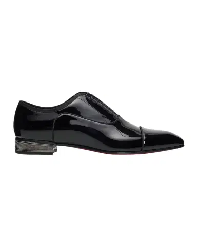 Christian Louboutin Men's Greggo Galvin Patent Leather Oxford Shoes | Thumbnail 1