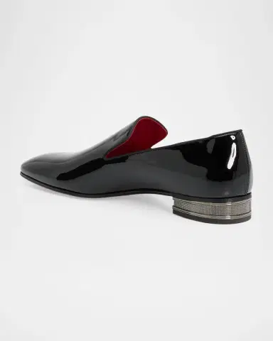 Christian Louboutin Men's Dandelion Patent Leather Loafers | Thumbnail 4