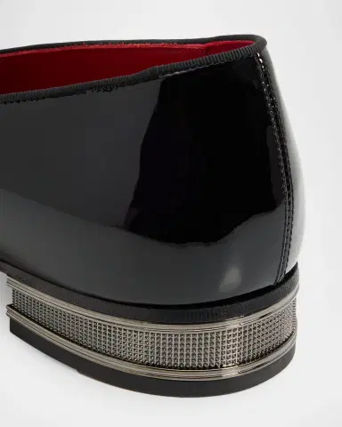 Christian Louboutin Men's Dandelion Patent Leather Loafers | Thumbnail 5