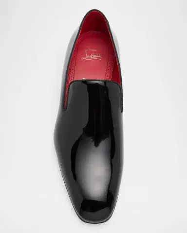 Christian Louboutin Men's Dandelion Patent Leather Loafers | Thumbnail 6