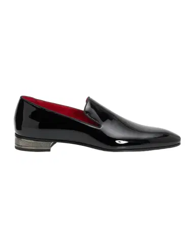 Christian Louboutin Men's Dandelion Patent Leather Loafers | Thumbnail 1