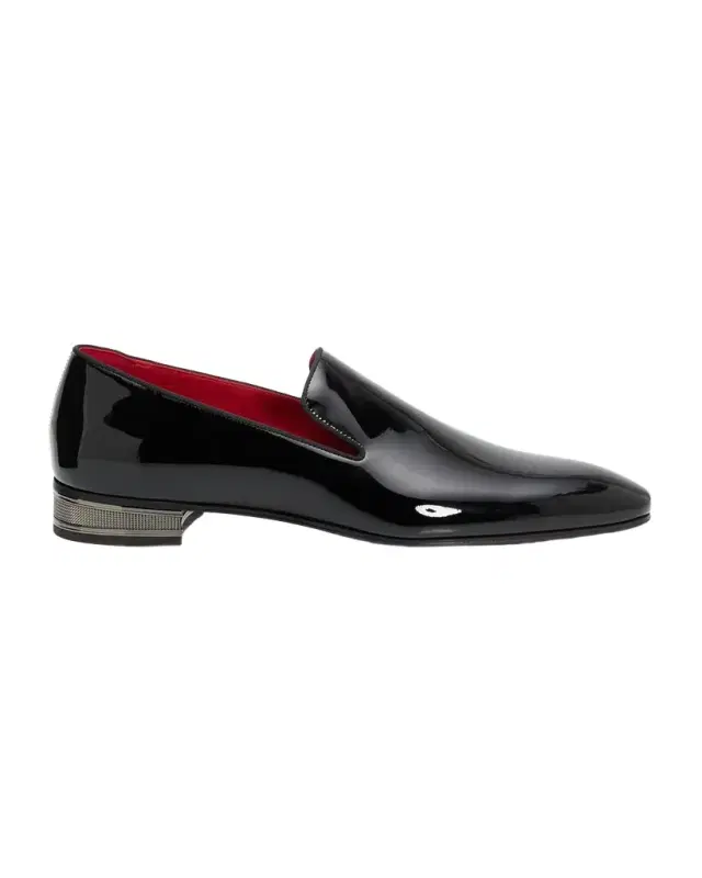 Christian Louboutin Men's Dandelion Patent Leather Loafers