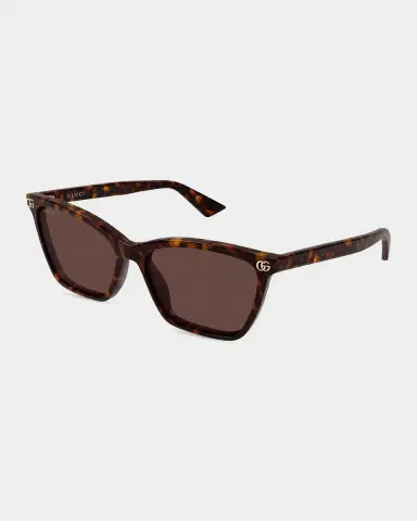 Gucci 56MM Tortoiseshell Cat-Eye Sunglasses | Thumbnail 2