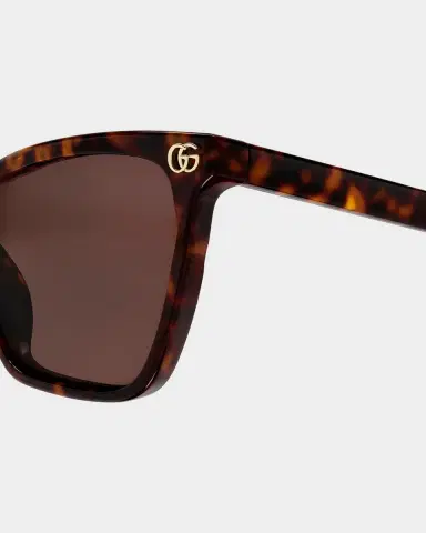 Gucci 56MM Tortoiseshell Cat-Eye Sunglasses | Thumbnail 3