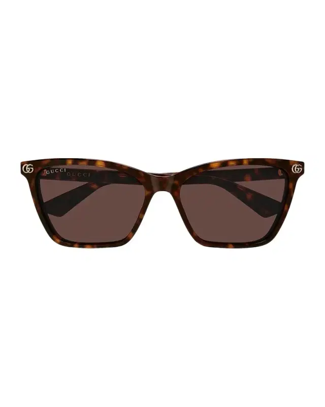 Gucci 56MM Tortoiseshell Cat-Eye Sunglasses