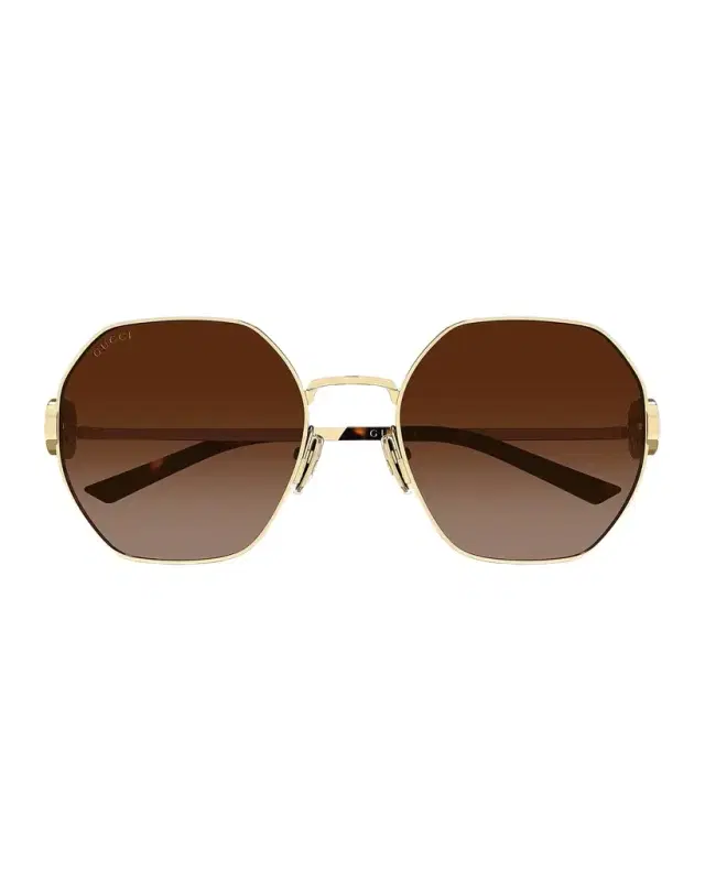 Gucci Light Ribbon 59MM Geometric Sunglasses