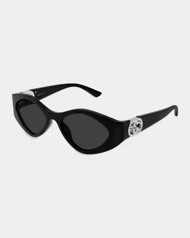 Gucci Hailey 52MM Oval Sunglasses | Thumbnail 2