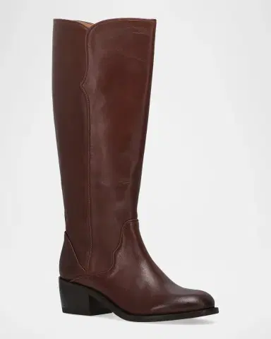 Frye Carson 2 Piping Tall Leather Boots | Thumbnail 2