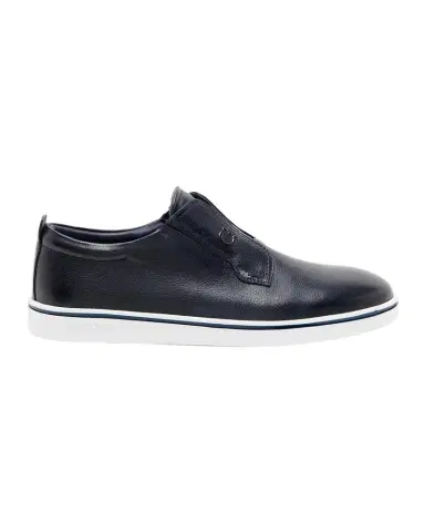 Ferragamo Men's Alfievit Leather Slip-On Sneakers | Thumbnail 1