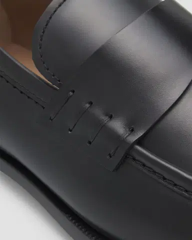 Gianvito Rossi Men's Preppy Leather Loafers | Thumbnail 3