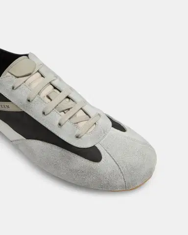 Alexander McQueen Men's Boxe Mixed Media Low-Top Sneakers | Thumbnail 3 Alexander McQueen Men's Boxe Mixed Media Low-Top Sneakers | Thumbnail 3
