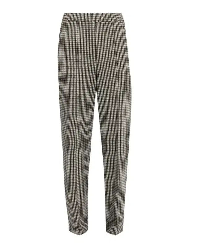 Fabiana Filippi Straight-Leg Houndstooth Jersey Pants