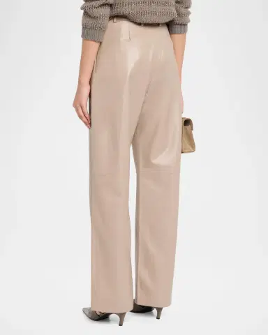 Fabiana Filippi Leather Wide-Leg Pants | Thumbnail 3