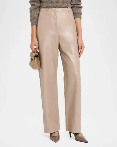 Fabiana Filippi Leather Wide-Leg Pants | Thumbnail 4