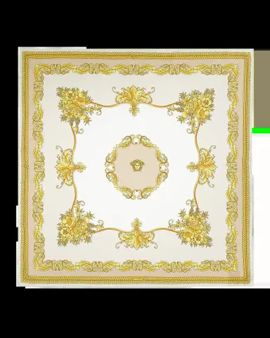 Versace Silk Twill Foulard Scarf | Thumbnail 2 Versace Silk Twill Foulard Scarf | Thumbnail 2