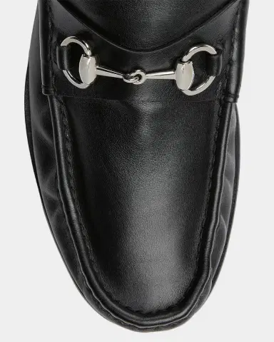 Gucci Men's Lugano Leather Loafers | Thumbnail 3