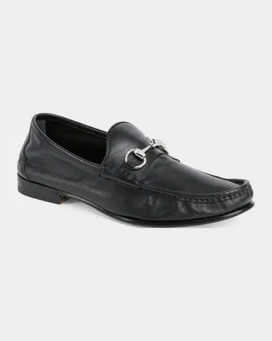 Gucci Men's Lugano Leather Loafers | Thumbnail 5