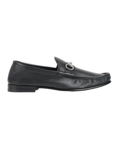 Gucci Men's Lugano Leather Loafers | Thumbnail 1