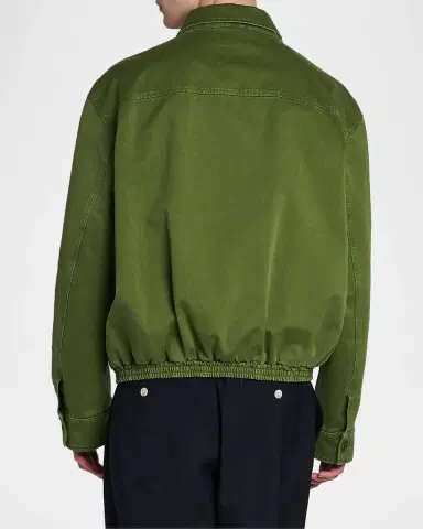 Marni Spread Collar Cotton Blouson Jacket | Thumbnail 3 Marni Spread Collar Cotton Blouson Jacket | Thumbnail 3