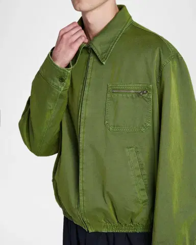 Marni Spread Collar Cotton Blouson Jacket | Thumbnail 5 Marni Spread Collar Cotton Blouson Jacket | Thumbnail 5