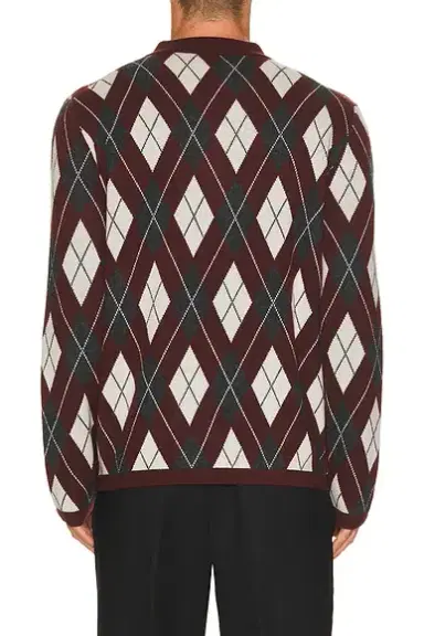 Simkhai Callum Cashmere Argyle Polo | Thumbnail 2