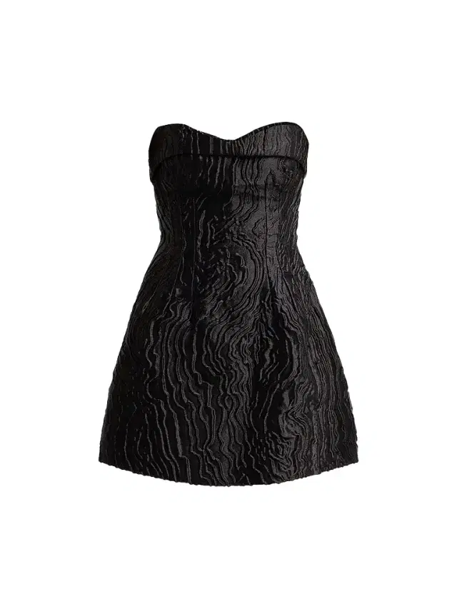 Women's Darcie Strapless Mini Dress - Black - Size 12