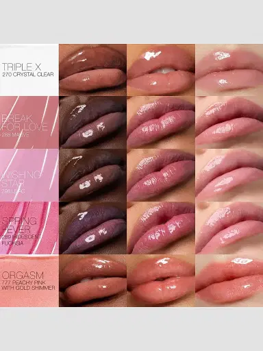 NARS Women's Afterglow Lipshine Hydrating Lip Gloss - Break For Love | Thumbnail 8