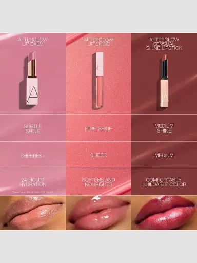 NARS Women's Afterglow Lipshine Hydrating Lip Gloss - Break For Love | Thumbnail 9