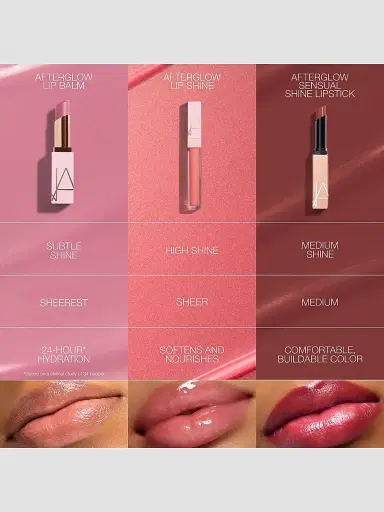 NARS Women's Afterglow Lipshine Hydrating Lip Gloss - Wonderwall | Thumbnail 9