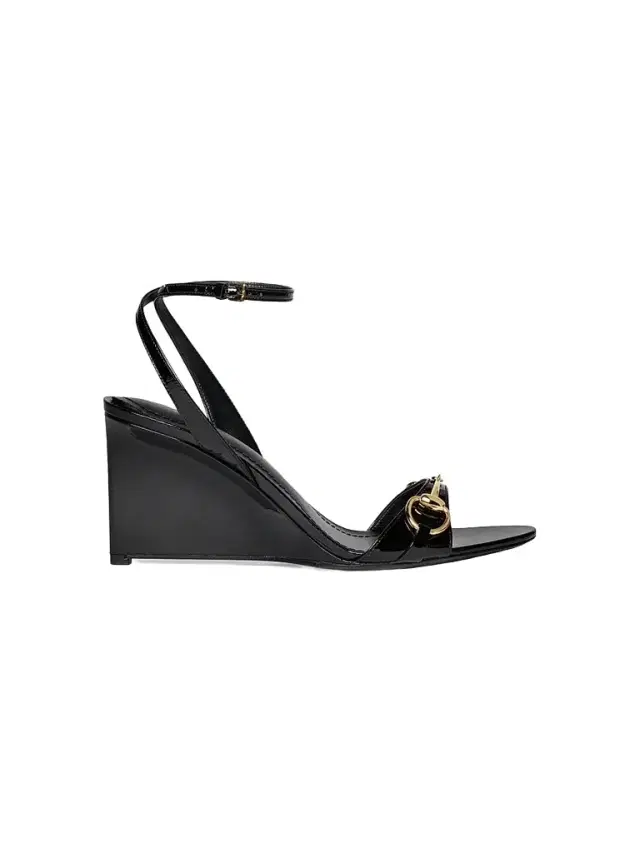Women's Donna 80MM Wedge Sandals - Black
