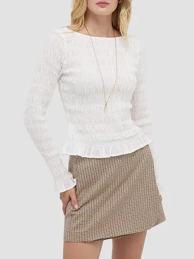 Hill House Home Women's The Lexi Nap Top - Antique White | Thumbnail 3
