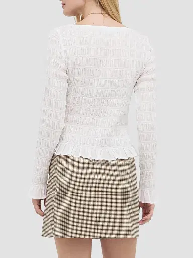 Hill House Home Women's The Lexi Nap Top - Antique White | Thumbnail 4