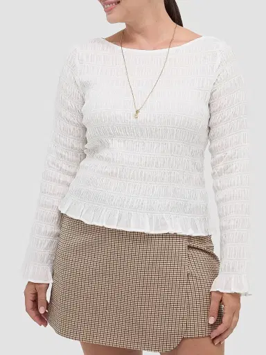 Hill House Home Women's The Lexi Nap Top - Antique White | Thumbnail 5