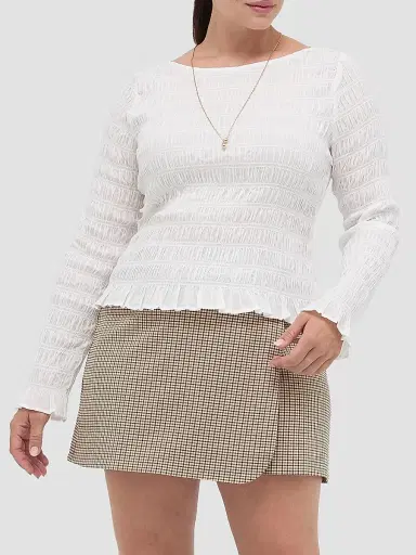 Hill House Home Women's The Lexi Nap Top - Antique White | Thumbnail 7