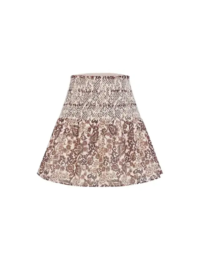 Hill House Home Women's The Brixley Nap Skirt - Chedworth Paisley Brown