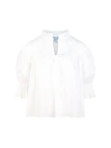 Hill House Home Women's The Zinnia Top - White | Thumbnail 1