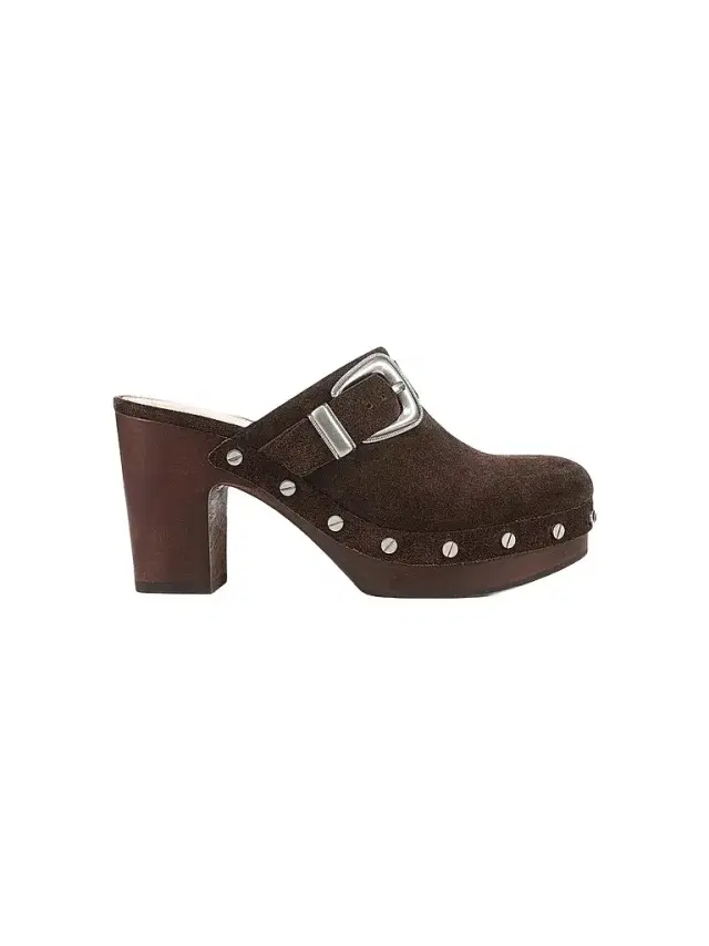Veronica Beard Women's Larken 95MM Suede Clogs - Espresso