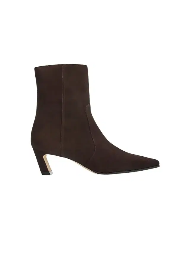 Stuart Weitzman Women's Stassi 50MM Suede Booties - Midnight Espresso