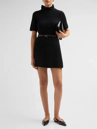 Lisa Yang Women's Clare Cashmere A-Line Miniskirt | Thumbnail 2