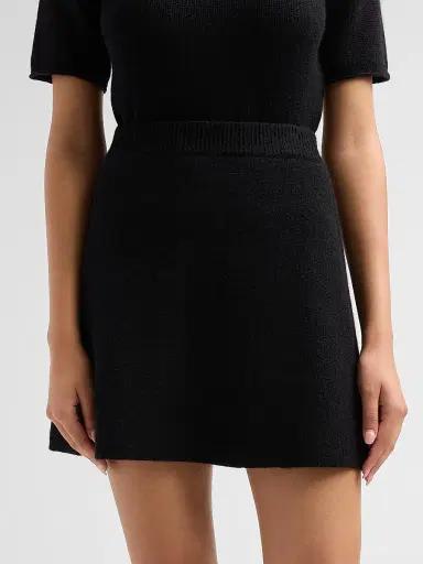 Lisa Yang Women's Clare Cashmere A-Line Miniskirt | Thumbnail 5